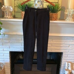Liz Claiborne Vintage Velvet-Like Super High Waisted Cropped Trousers 25